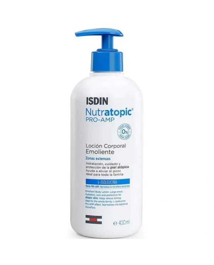 ISDIN Nutratopic Pro  Lotion Émoliente 400 ml pour Peau Atopique