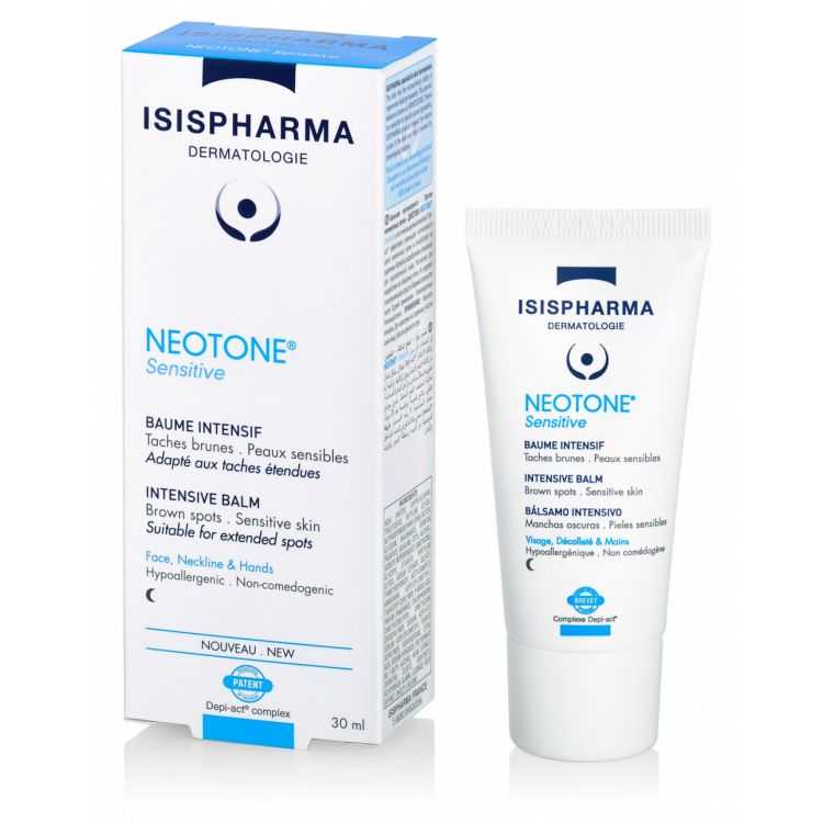 ISISPHARMA NEOTONE SENSITIVE BAUME INTENSIF 30 ML – Soin Dépigmentant pour Peaux Sensibles