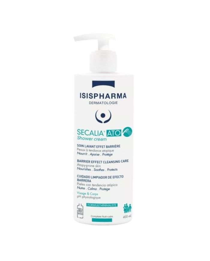ISISPHARMA SECALIA ATO SOIN LAVANT EFFET BARRIERE 400 ML – Gel Lavant Doux pour Peau Sensible