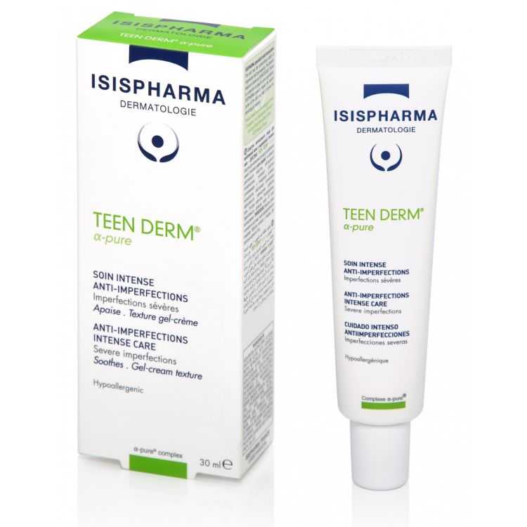 ISISPHARMA TEEN DERM α-PURE SOIN INTENSE ANTI-IMPERFECTIONS – L’allie idéal pour une peau nette