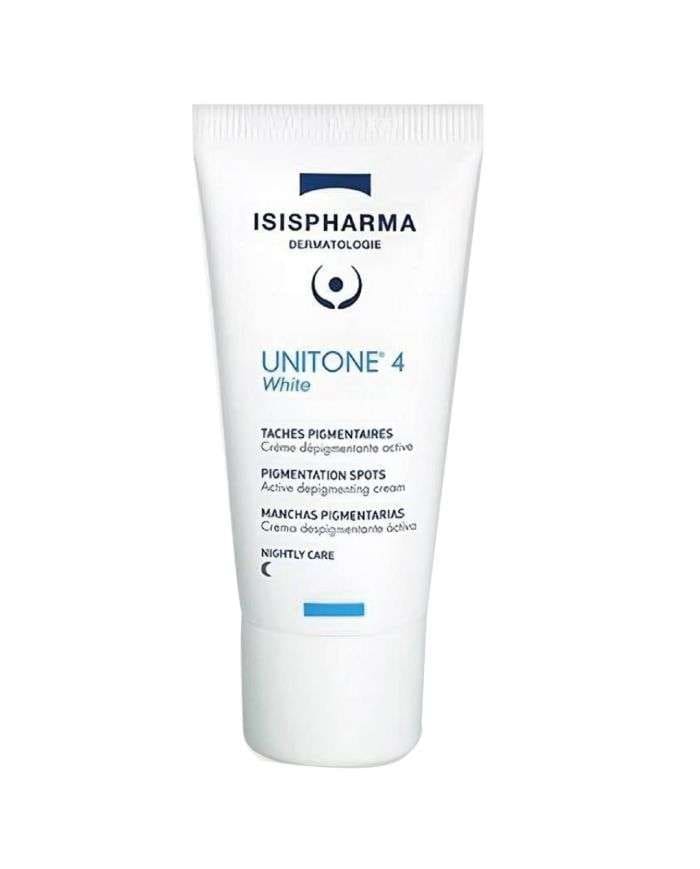ISISPHARMA UNITONE 4 White Crème Dépigmentante Active Nuit 30ml – Éclaircissez votre Teint