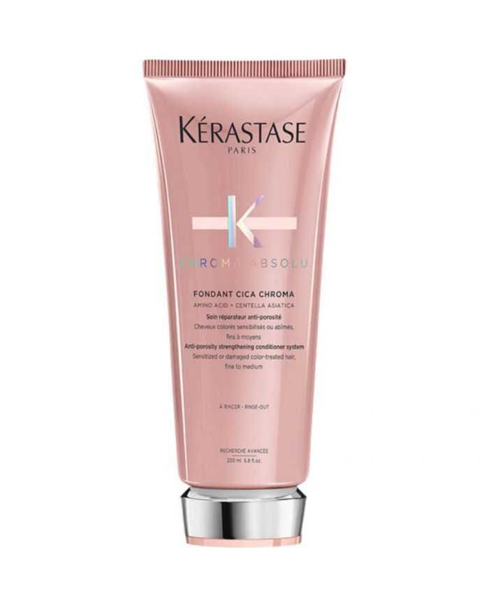 KERASTASE CHROMA ABSOLU FONDANT CICA CHROMA 200 ML – Soin Réparateur pour Cheveux Colorés