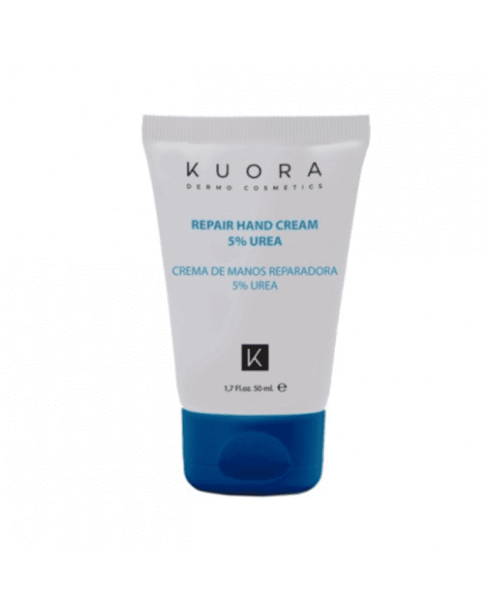 KUORA CRÈME RÉPARATRICE MAINS À L&rsquo;URÉE 5% – 50 ML : Hydratation Intense pour Mains Sèches
