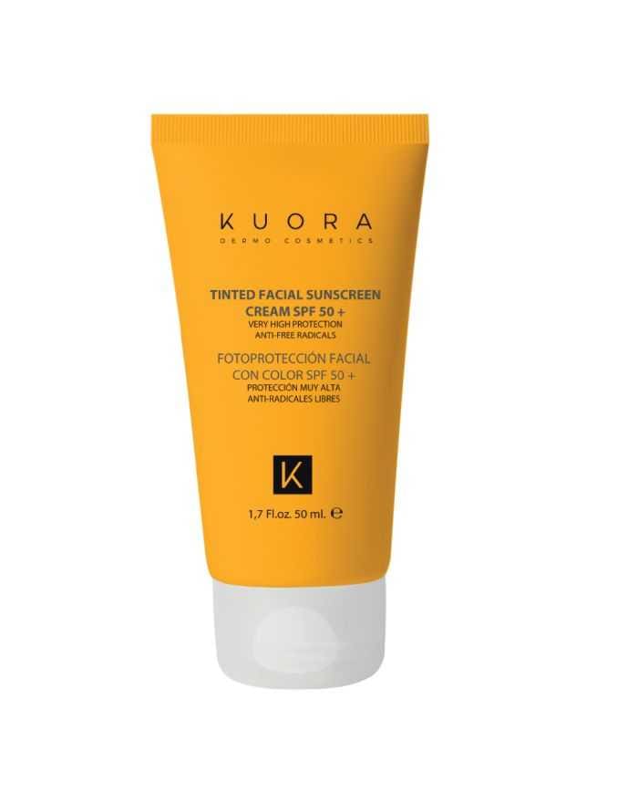 KUORA Solaire SPF 50 Teinté 50ml – Protection Solaire