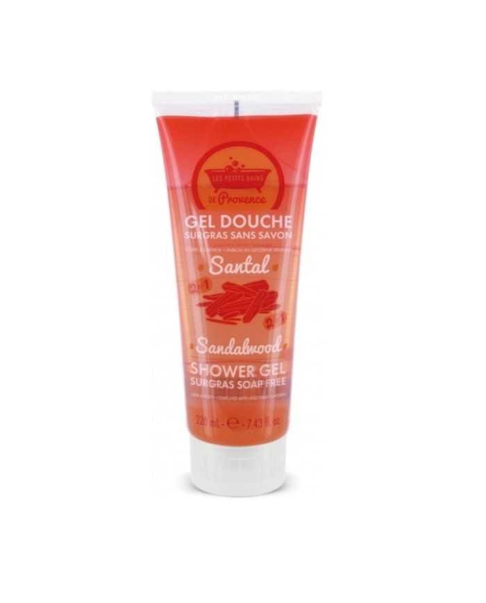 Gel Douche Surgras Santal 220 ml - Les Petits Bains de Provence