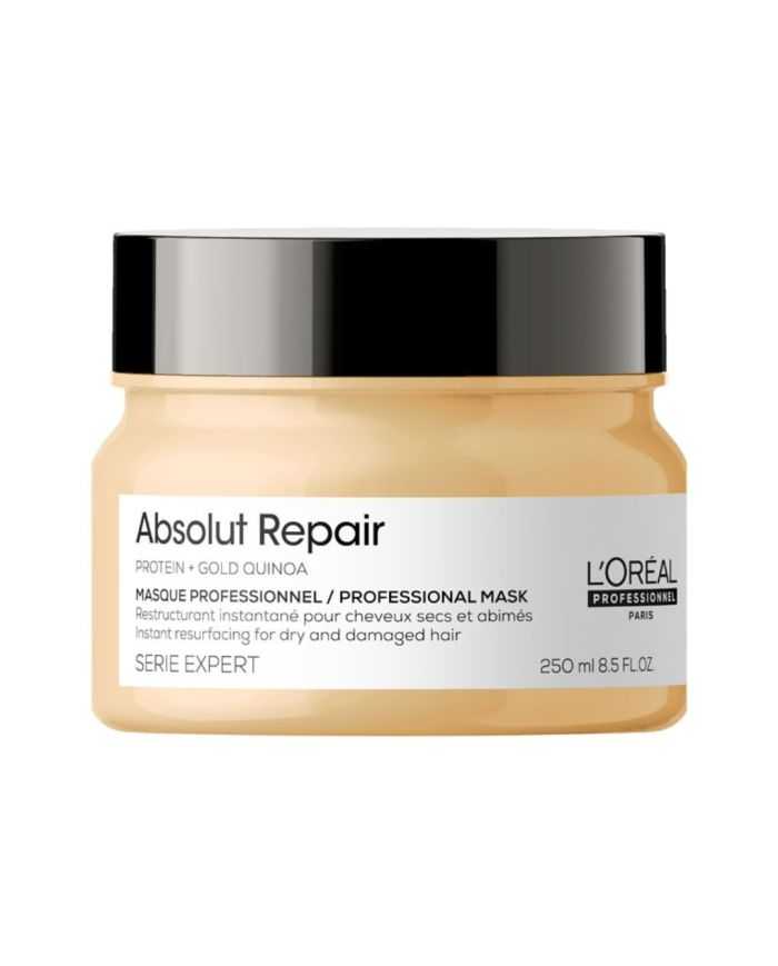 Masque Réparateur L’OREAL PROFESSIONNEL ABSOLUT REPAIR 250 ML – Soin des Cheveux Abîmés