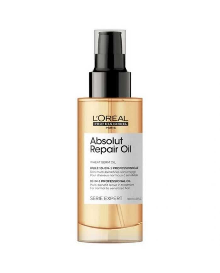 L’OREAL PROFESSIONNEL ABSOLUT REPAIR OIL 90 ML – Soin Réparateur pour Cheveux Normaux à Sensibilisés