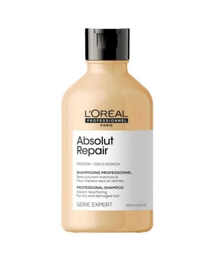L’OREAL PROFESSIONNEL ABSOLUT REPAIR SHAMPOOING 300ML – Soin Réparateur pour Cheveux Secs