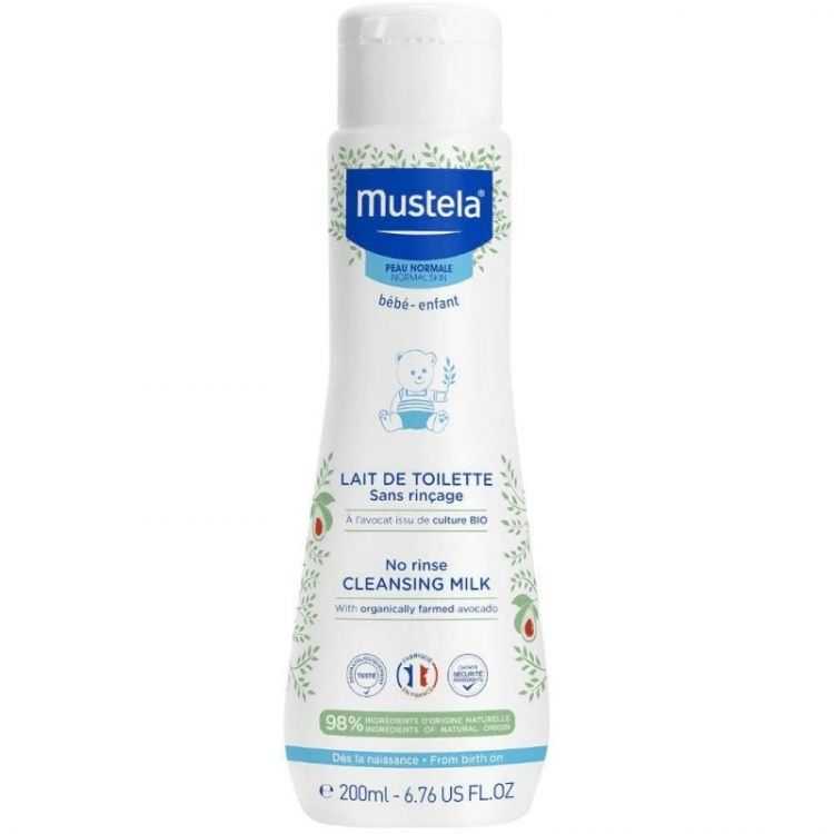Mustela Lait de Toilette Sans Rinçage 200 ml – Hygiène Douce pour Bébé