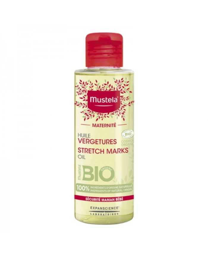 Huile Mustela Anti-Vergetures 105 ml – Soin Élastique