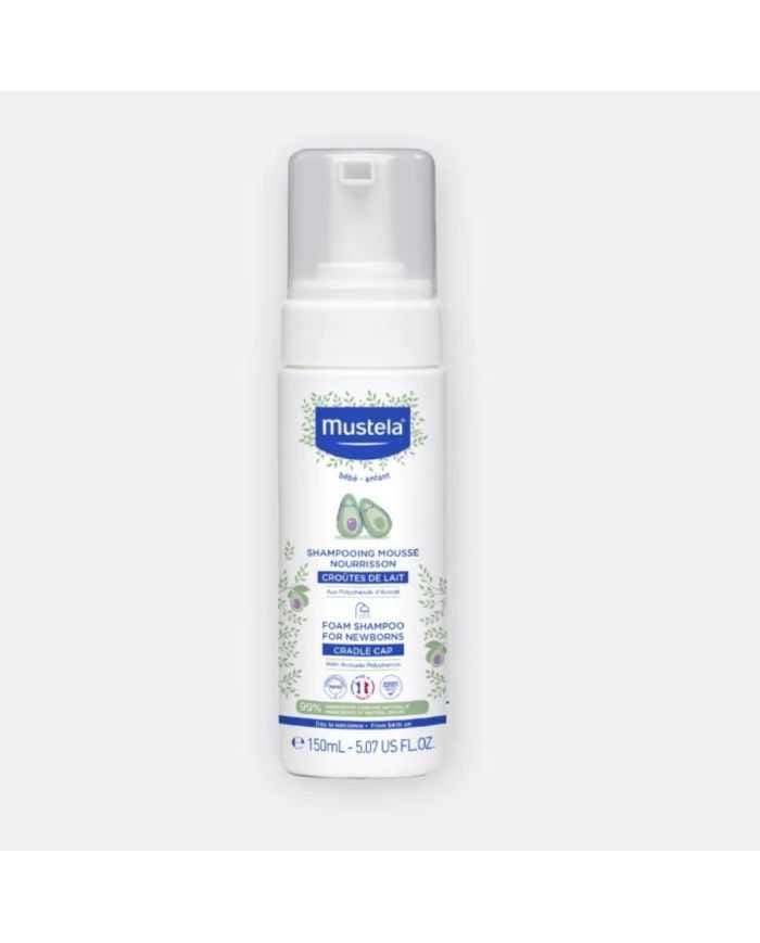 Mustela Shampooing Mousse Nourrisson 150 ml – Soin Doux pour Bébé