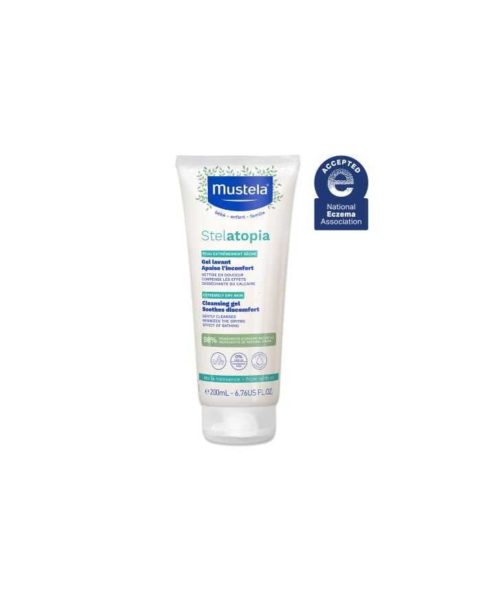 Gel Lavant Mustela Stelatopia 200 ml – Soin Doux pour Bébé