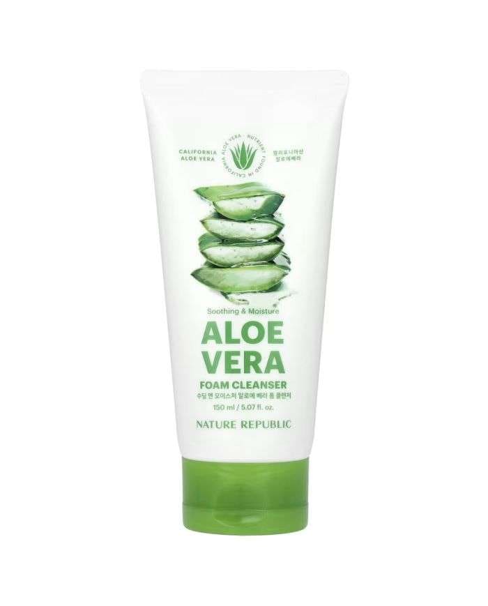 NATURE REPUBLIC ALOE VERA MOUSSE NETTOYANTE 150 ML – Nettoyage et Hydratation