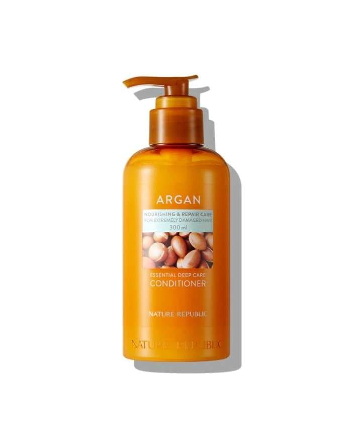 NATURE REPUBLIC ARGAN ESSENTIAL DEEP CARE CONDITIONER 300 ML – Réparez et Nourrissez Vos Cheveux