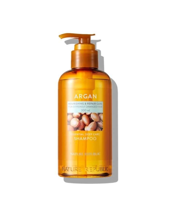 NATURE REPUBLIC ARGAN ESSENTIAL DEEP CARE SHAMPOO 300 ML – Shampooing Nourrissant