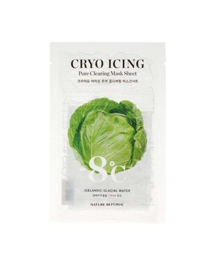 NATURE REPUBLIC CRYO ICING MASQUE NETTOYANT DES PORES – Éliminez les impuretés et rafraîchissez votre peau