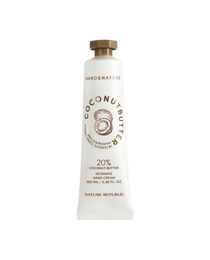 NATURE REPUBLIC HAND NATURE COCONUT BUTTER INTENSIVE HAND CREAM 100 ML – Crème Hydratante pour Mains