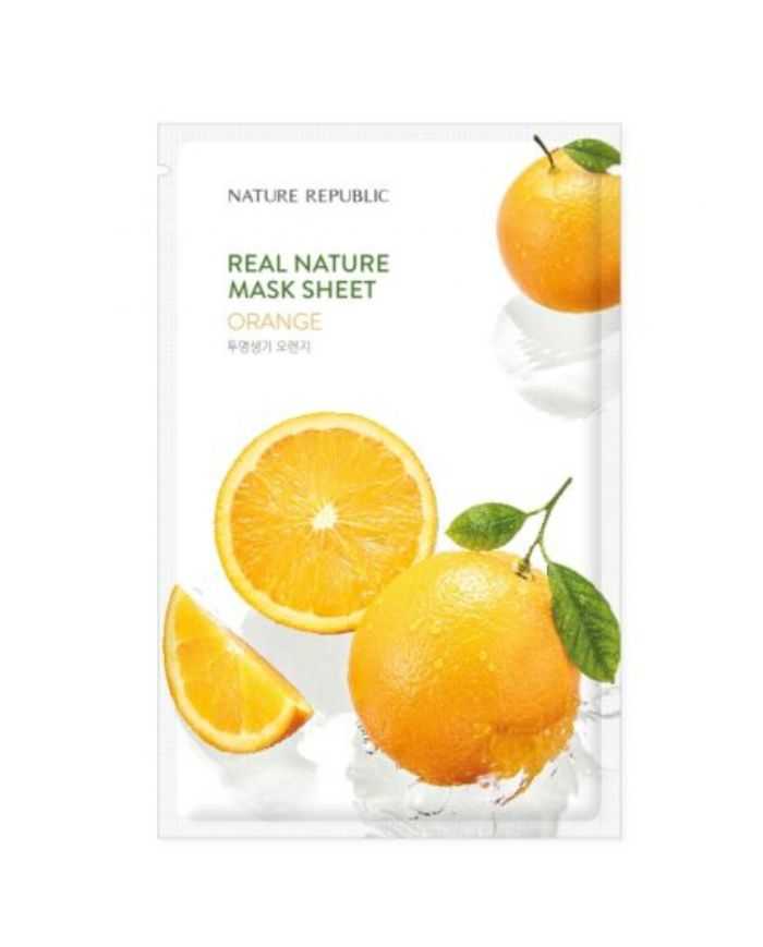 NATURE REPUBLIC MASQUE SHEET ORANGE - Éclat et Hydratation