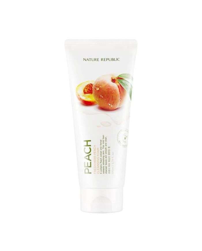 Mousse Nettoyante Pêche - Nature Republic