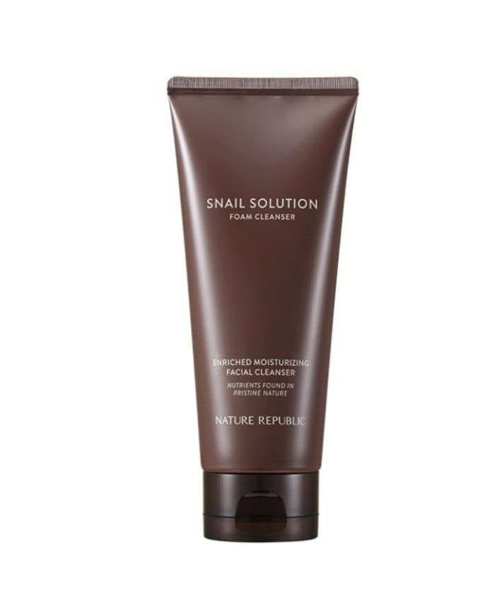 NATURE REPUBLIC NETTOYANT VISAGE SNAIL SOLUTION 150 ML – Soin Anti-Âge