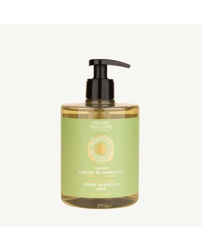 Panier des Sens Savon Liquide de Marseille Amande Apaisante 500 ml – Nettoyage Doux et Hydratation