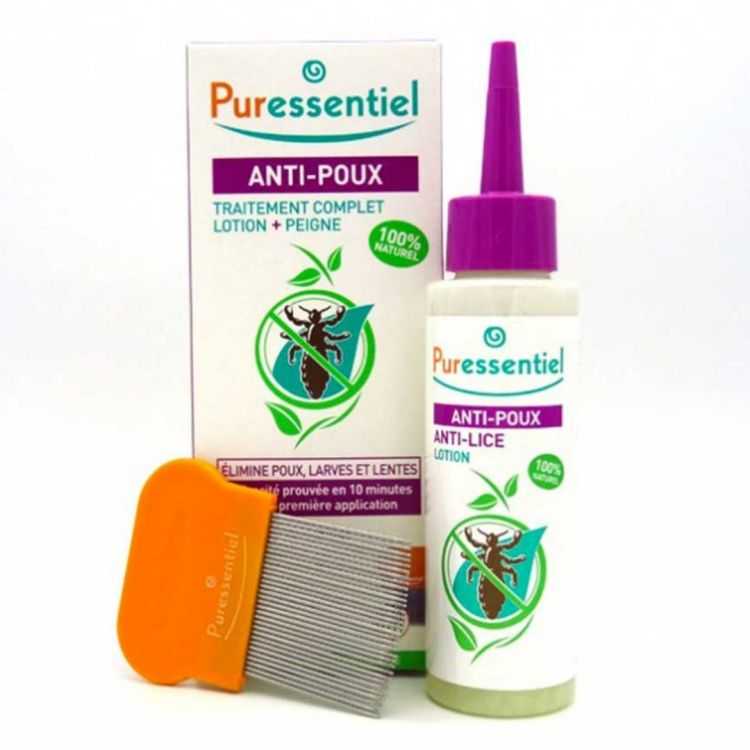 Lotion Anti-Poux Naturelle Puressentiel 100 ml + Peigne