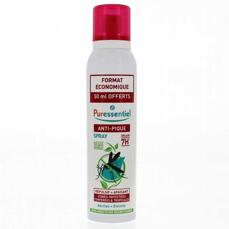 PURESSENTIEL ANTI PIQUE SPRAY 200 ML – Spray Repulsif Moustiques Naturel