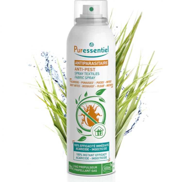 Spray Textile Anti-Parasitaire Puressentiel 150 ML : Solutions Naturelles pour un Habitat Sain