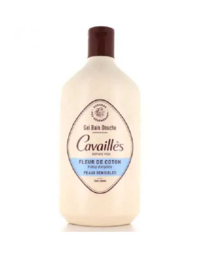 ROGE CAVAILLES GEL BAIN ET DOUCHE SURGRAS FLEUR DE COTON 400 ML – Douceur et Protection pour Peaux Sensibles