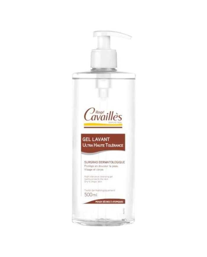 ROGE CAVAILLES GEL LAVANT ULTRA HAUTE TOLERANCE 500 ML – Soins pour Peaux Sensibles