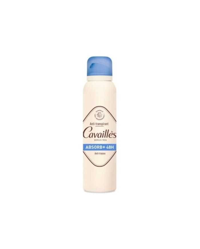 ROGE CAVAILLES Déodorant Absorb + Invisible 48H Spray 150 ML – Protection Efficace contre la Transpiration