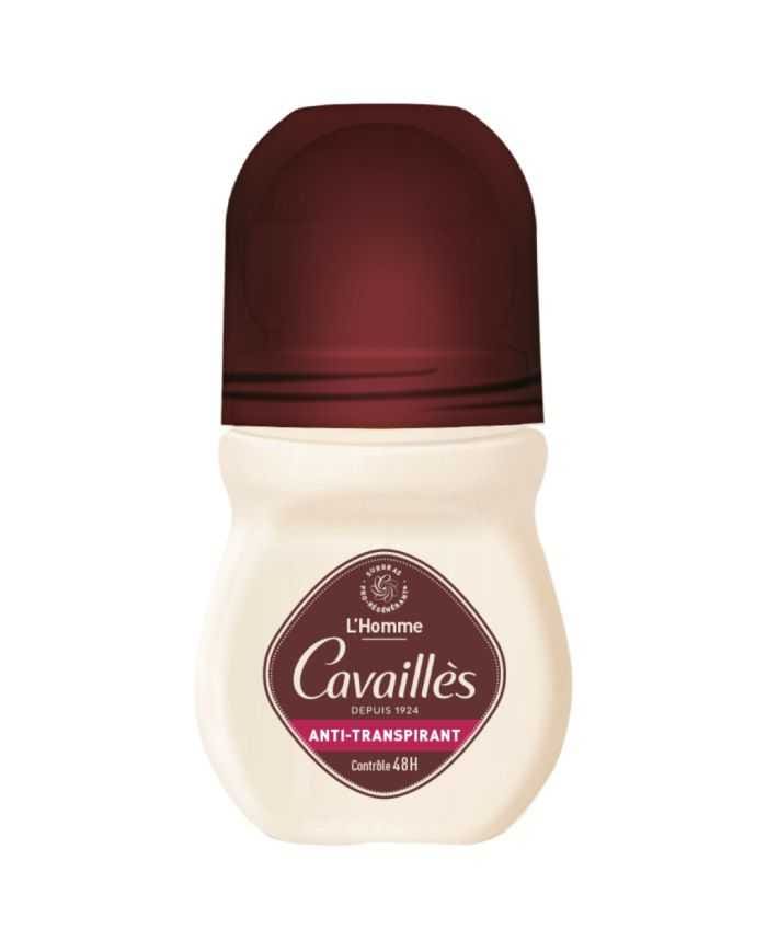 ROGE CAVAILLES Déodorant Anti Transpirant Contrôle 48h Roll-On Homme 50 ml – Fraîcheur et Efficacité