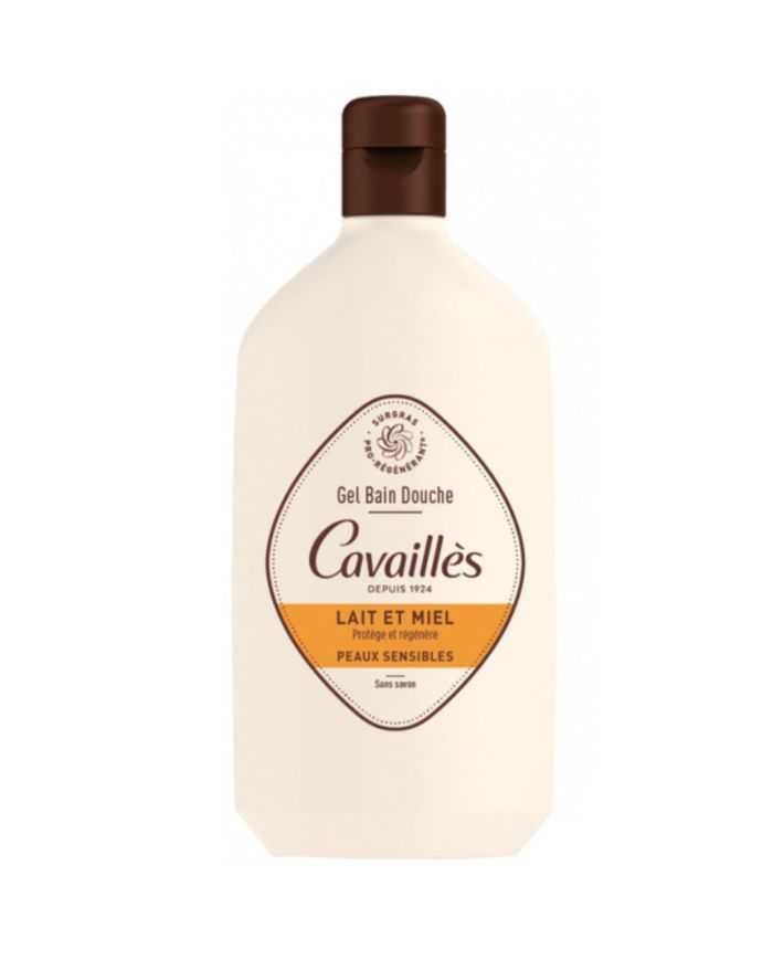 Gel Bain Douche Rogé Cavaillès Lait Miel 400 ml Peaux Sensibles
