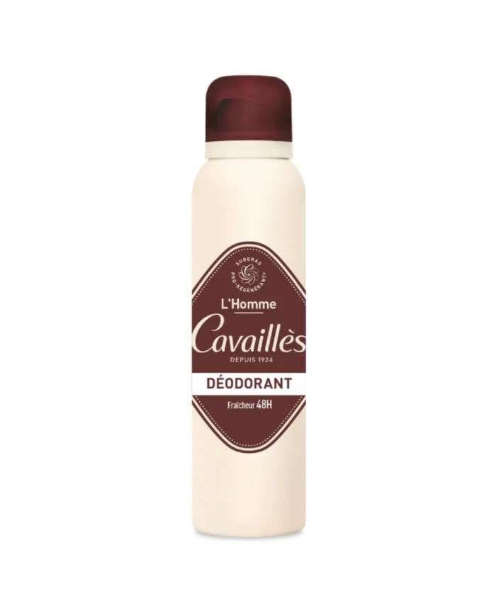 ROGE CAVAILLES DEODORANT HOMME 48H SPRAY 150 ML – Fraîcheur Durable