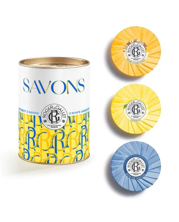 ROGER ET GALLET ASSORTIMENT 3 SAVONS FRESH WOOD – Douceur et Fraîcheur