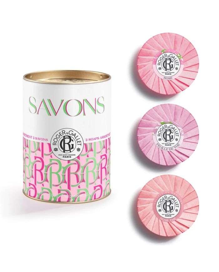 ROGER ET GALLET ASSORTIMENT 3 SAVONS PINK LOVE – Pour une Douceur Inégalée