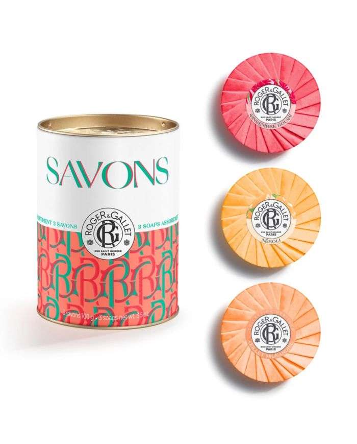 ROGER ET GALLET ASSORTIMENT 3 SAVONS POPE ORANGE – Douceur et Parfum