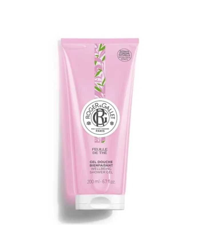 ROGER ET GALLET GEL DOUCHE FEUILLE DE THE Eau Parfumée Bienfaisante 200ml – Votre Moment de Bien-Être