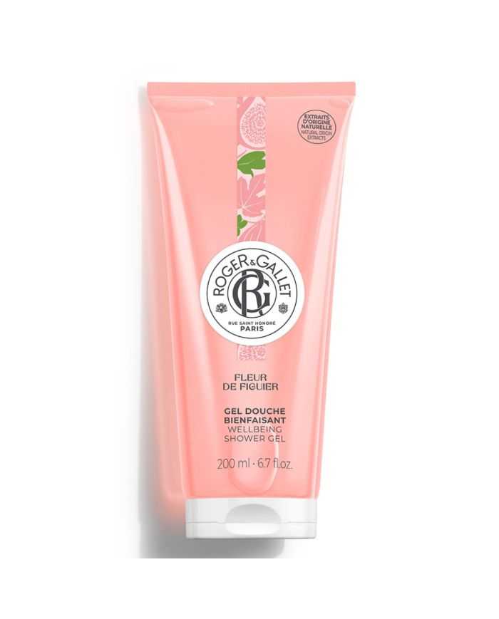 Roger & Gallet Gel Douche Fleur de Figuier – Eau Parfumée Bienfaisante 200ml