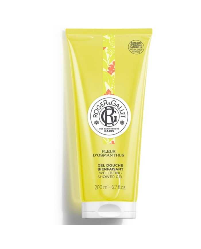 ROGER ET GALLET GEL DOUCHE FLEUR D’OSMANTHUS Eau Parfumée Bienfaisante 200ml