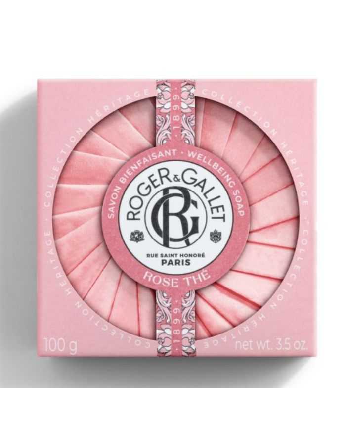 Savon Roger et Gallet Collection Héritage Rose Thé 100g – Soin Doux et Parfumé