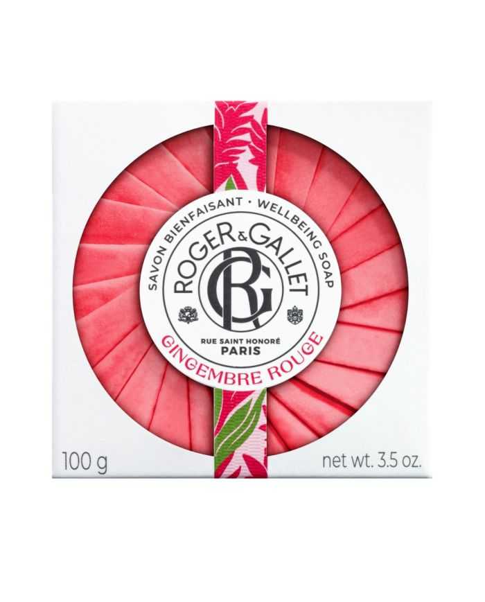 ROGER ET GALLET SAVON GINGEMBRE ROUGE 100g – Bien-être et fraîcheur