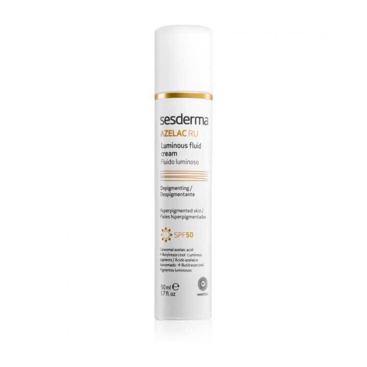 SESDERMA AZELAC RU FLUIDE LUMINEUX SPF50 – 50 ML : Soin Dépigmentant Éclat