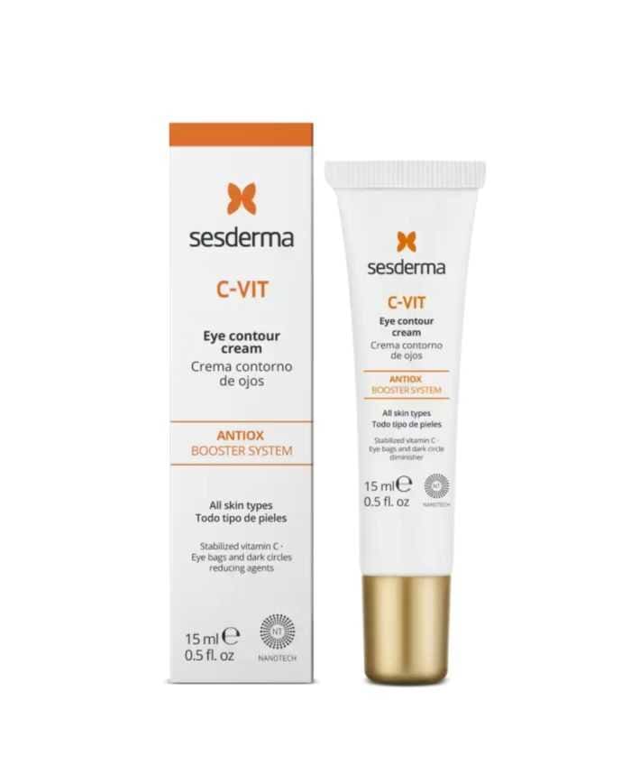 SESDERMA C-VIT Crème Contour des Yeux 15 ML – Hydratation et Éclat