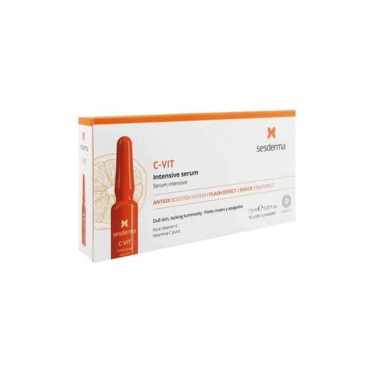 SESERDMA C-VIT INTENSIVE Sérum – 10 Ampoules pour Éclat et Anti-taches