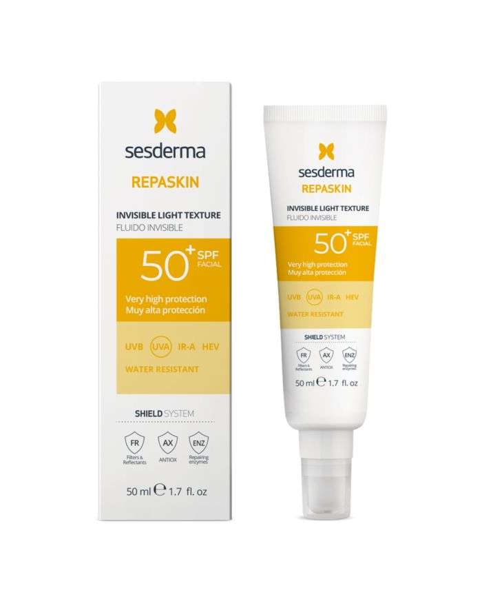 SESderma Repaskin Fluide Invisible SPF50 – Protection Solaire Optimale pour Votre Peau