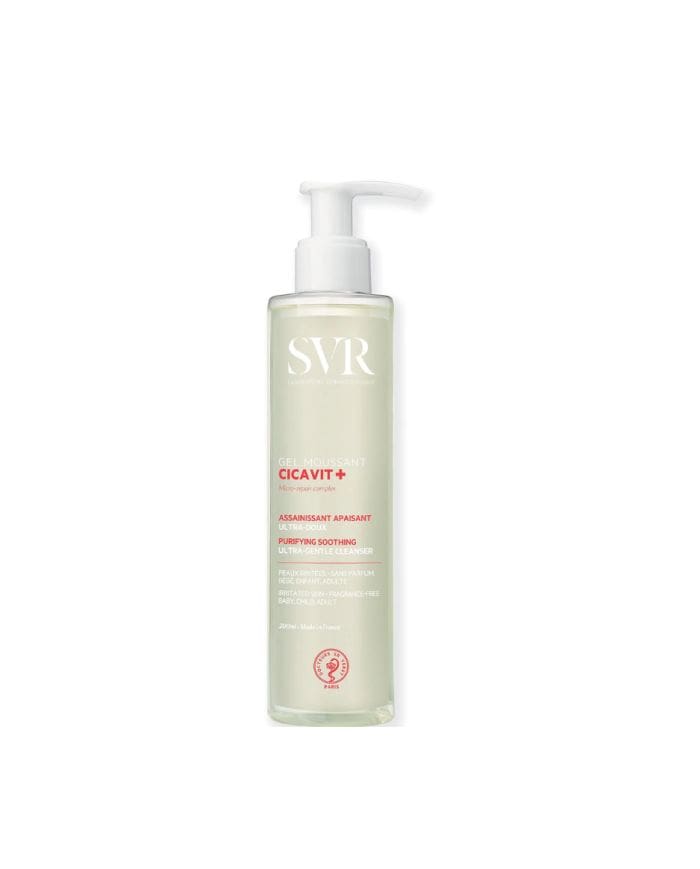 SVR CICAVIT+ GEL MOUSSANT ASSAINISSANT 200ML – Soin Doux pour Peaux Irritées
