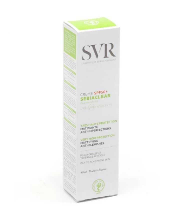SVR SEBIACLEAR SPF 50+ CREME : Protection Solaire Anti-Imperfections
