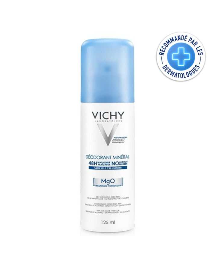 VICHY DEODORANT MINERAL AEROSOL 125 ML - Protection optimale et bien-être