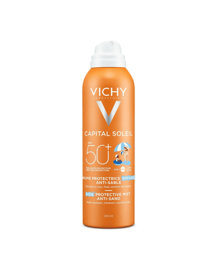 VICHY CAPITAL SOLEIL : Brume Solaire Anti-Sable Enfant SPF 50+ – 200 ml